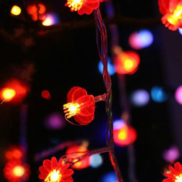 Guirlande Lumières De Noël Fée Éclairage Chaîne De Décoration Maison LED Lanterne