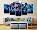 Tableau 5 Pièce HD Capitaine Amérique Iron Man Avengers End game Films Art Posters