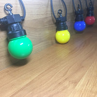 IP65 LED Globe G50 Multicolore Ampoule Chaîne Connectable Extérieure Coloré Etanche