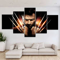 Tableau Déco HD Hollywood USA Film Affiche Wolverine Toile Peinture Murale Art Photo