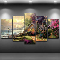 Magnifique Toile HD Mur Art Modulaire Image Multicolore Sucré Moderne Cadre Décor