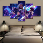 Superbe Tableau HD 5 Pièces Capitaine Amérique Iron Man Avengers Endgame Films