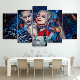 Tableau HD Image Joker Décoration De La Maison Posters Modulaire Cadre 5 Panneau