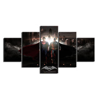 Tableau Peinture HD Sur Toile Mur Art HD Impressions 5 Pcs Superman Affiches Mur