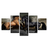 Tableau Gravures HD Affiche Modulaire Image Peintures Modernes 5 Panneau Animal