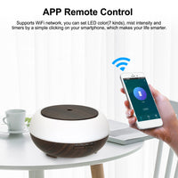 Humidificateur d'air diffuse d'huiles essentielle Smart Wifi 400 ml Alexa Google Cmd vocale