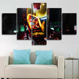 Tableau Iron Man En HD Encadré  Avengers Movie Poster 5 Pièces Impression Murale