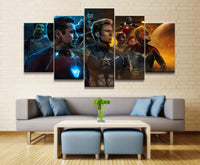 5 Pièce Capitaine Amérique Iron Man Avengers Endgame Films Art Posters Décoration