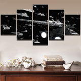 Décor Photos HD Salon 5 Panneau HD Affiche Star Wars Starfighter Toile Peinture Cadre