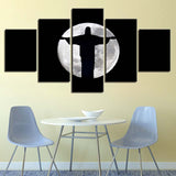 Magnifique Tableau Christique Moon Shadow HD Prints Décor de salon modulaire