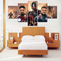 Tableau Déco HD Impressions Toile Décoration Mur Avengers Iron Man Captain America
