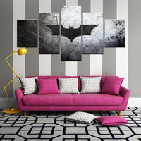 Tableau Design 5 Panneau HD Imprimé Toile Modulaire Fahion Peinture Batman Affiche