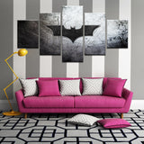 Tableau Design 5 Panneau HD Imprimé Toile Modulaire Fahion Peinture Batman Affiche