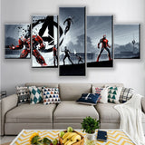 Tableau Marvel Multi Panneaux HD Avengers Toile Posters Déco Mur Art Cadre 5 Pièces
