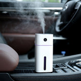 Mini humidificateur d'air ultrason portable USB désodorisant voiture LED Night Light 180ml