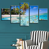 Merveilleux Tableau HD Moderne Abstraite Mur Art Photos Décoration 5 Panneaux Coco