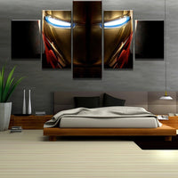 HD Imprimer 5 Pièce Toile Art Iron Man Marvel Film Affiche Peintures sur Toile Mur Art