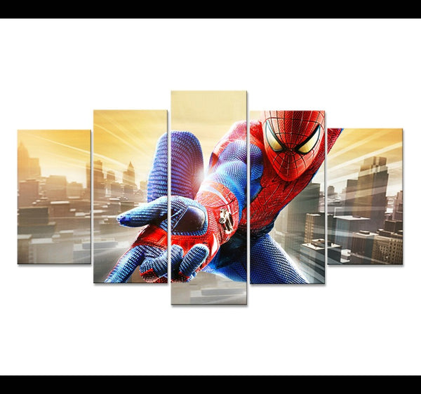 Tableaux Multi Panneaux HD Super-Héros Film Spiderman Peinture Moderne Décoration