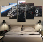 Tableau Déco Moderne Sur Toile impression HD Affiche De Cinéma 5 Panneau Star Wars