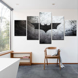 Tableau Design 5 Panneau HD Imprimé Toile Modulaire Fahion Peinture Batman Affiche