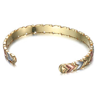 Bracelet Magnétique Santé Femmes Cuivre Bio Énergie Tricolore Bijoux Anti Arthrite