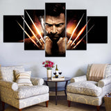 Tableau Déco HD Hollywood USA Film Affiche Wolverine Toile Peinture Murale Art Photo