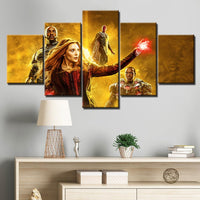 Toile Déco HD 5 Panneau Affiche Marvel Fond D'écran Avengers Endgame Film Peinture