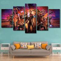 Tableau Toile HD 5 Pièces Affiche de film Avengers Infinity War  Wall Art Photos Peinture