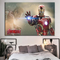 Tableau Multi Panneaux Impressions HD Peinture Modulaire Photos Iron Man Mur Art