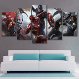Toile Moderne 5 Pièces The Avengers Art Print Poster Cadres Peintures Modulaires HD