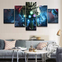 Tableau HD Toile Moderne Imprimer Cadre 5 Pièces Affiche Film Avengers Infinity War