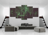 Tableau Multi Panneaux 5 Pièces HD Modulaire Image Décoratifs Maison Salon Mur