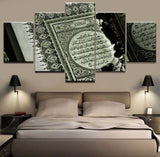 Peinture Toile Modulaire Décor 5 Panneaux Islam Bible Affiche Home Decor Cadre Moderne