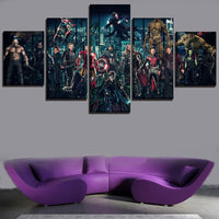 Peinture Modulaire Mur Art Modulaire Image Decor 5 Pièces Film Avengers Infinity War