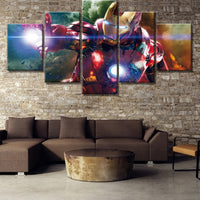 Cadre 5 Pièce HD Imprimer Iron Man Marvel Film Affiche Peinture Toile Mur Art Photo Déco