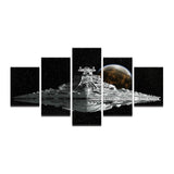 Tableau Modulaire Mur Art HD Prints Toile Cadre Photos 5 Pièces Star Wars Spacecraft