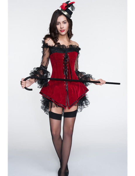 Pirates Des Caraïbes Sexy Corset Mini Robe En Dentelle Avant Lace Carnaval Parti Fantaisie