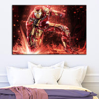 Tableau Décoratifs Impressions Sur Toile Iron Man HD Peinture Film Personnage Image