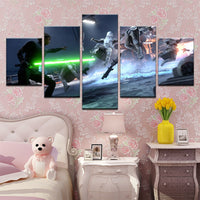 Tableau HD Décoration Peinture Moderne Sur Toile Affiches 5 Panneaux Film Star Wars