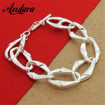 Bracelets En Argent 925 Sterling Femmes Beaux Bijoux De Qualité Magnifique Et Design