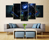 Tableau Déco Multi Panneaux 5 Pièces HD Capitaine Iron Man Avengers Endgame Films