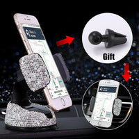 Support téléphonique universel intelligent pour voiture Crystal Diamond accessoires
