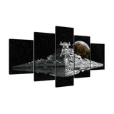 Tableau Modulaire Mur Art HD Prints Toile Cadre Photos 5 Pièces Star Wars Spacecraft