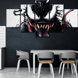 Tableau Polyptyque 5 Pièce HD Imprimer Grand Venom Marvel Comics Affiche Peinture
