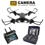 Drone LAUMOX M70 RC Cam HD 4K / 1080p / 720p Pro FPV 4coptère pliable retour Clé