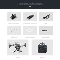 JD-11 Selfie Drone Cam HD 2MP Long Volant 2.4G WiFi FPV Télécommande 4coptère 6-Axis