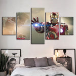 Tableau Multi Panneaux Impressions HD Peinture Modulaire Photos Iron Man Mur Art