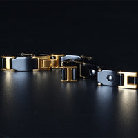 Bracelet Hommes Amitié En Céramique Titane Inox Magnétique Santé TrustyLan