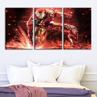 Tableau Décoratifs Impressions Sur Toile Iron Man HD Peinture Film Personnage Image