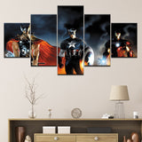 Tableau 5 Panel Film Avengers Guerre Civile Infinity War Super Héros Wall Art Picture